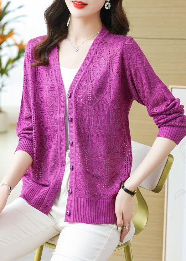 Well Tailored Cardigan with a Graceful Silhouette