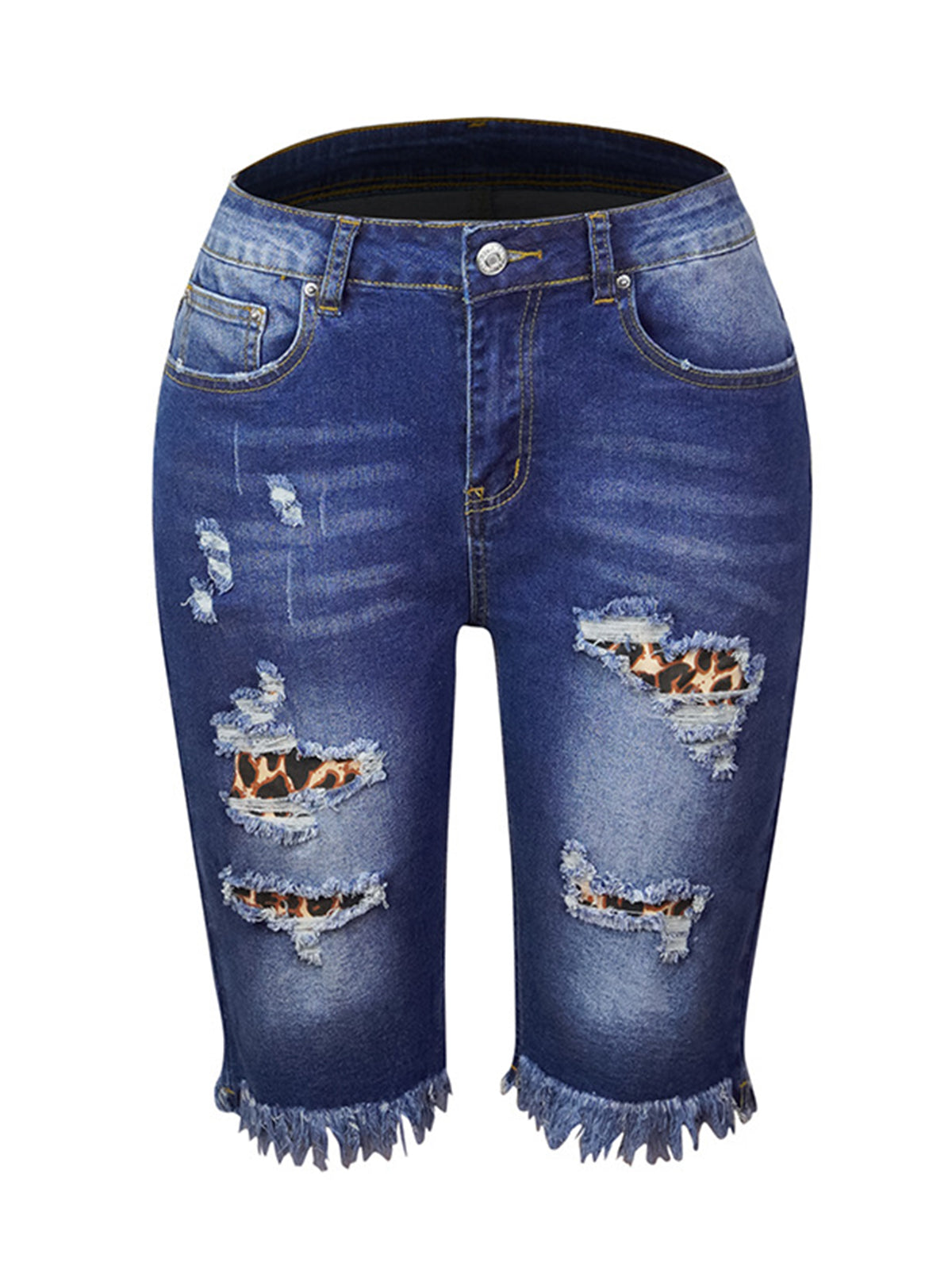 Dark Blue Leopard