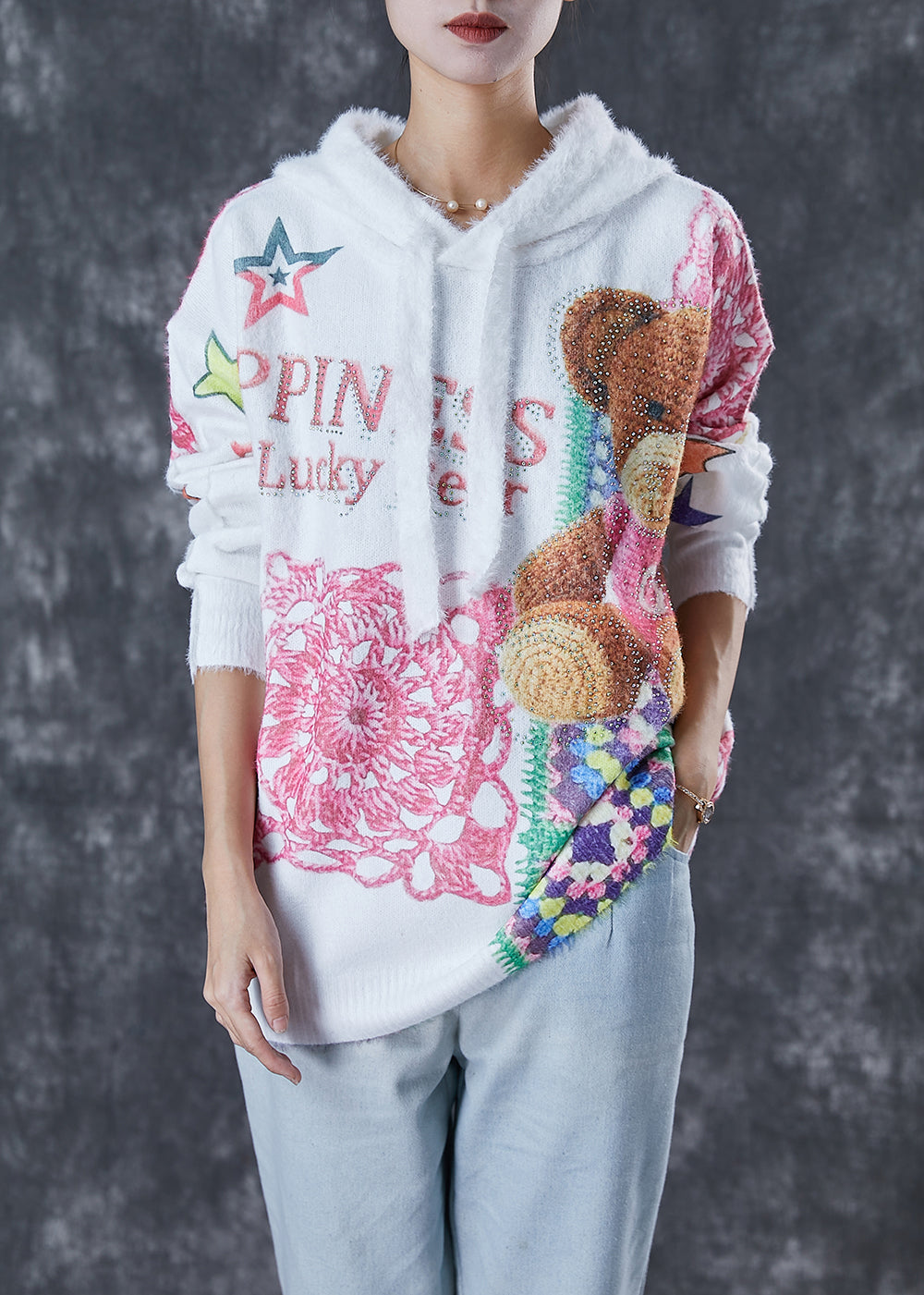 A Vintage Style Sweater with Delicate Timeless Details