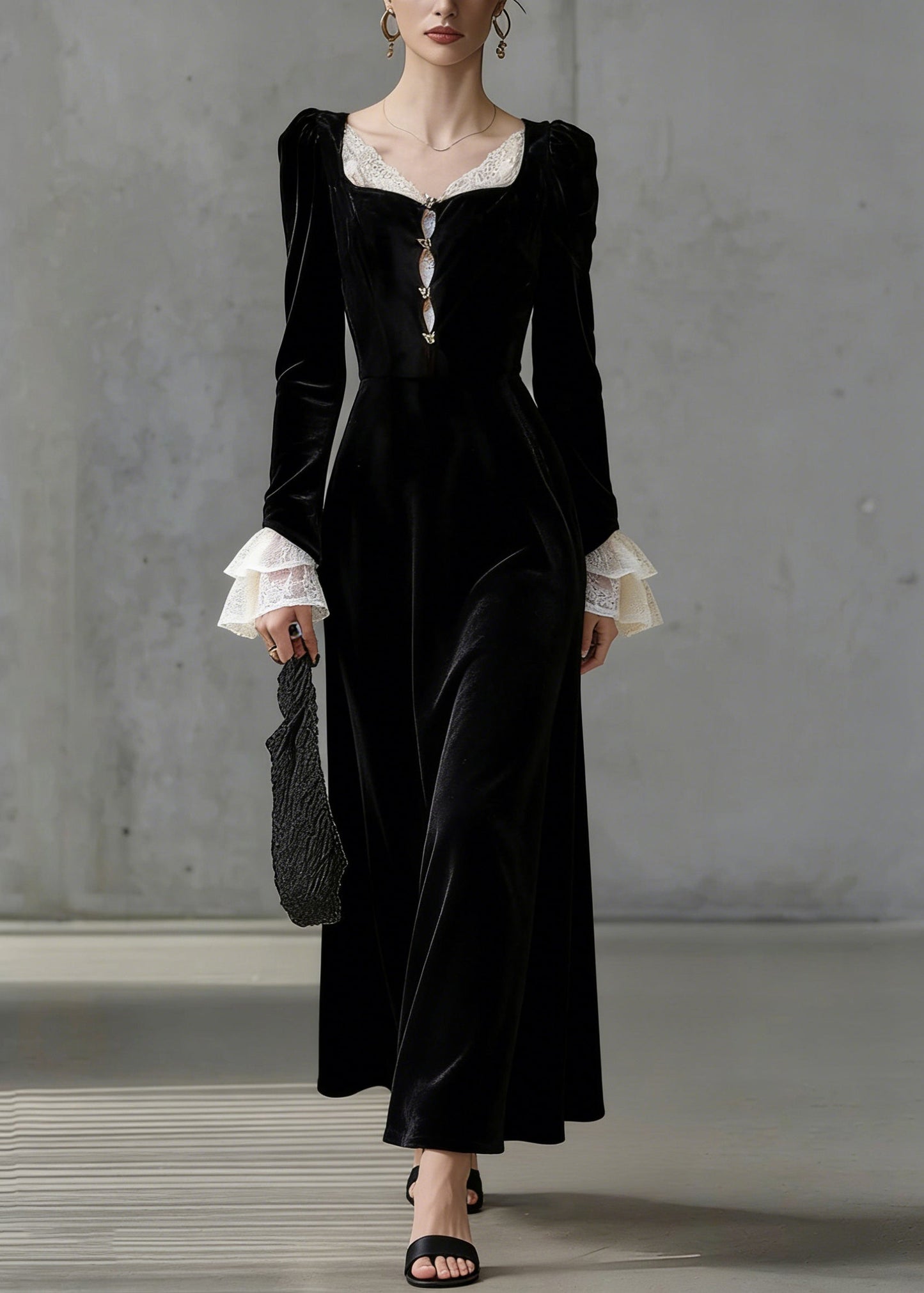 A Vintage Style Dress with Delicate Timeless Details
