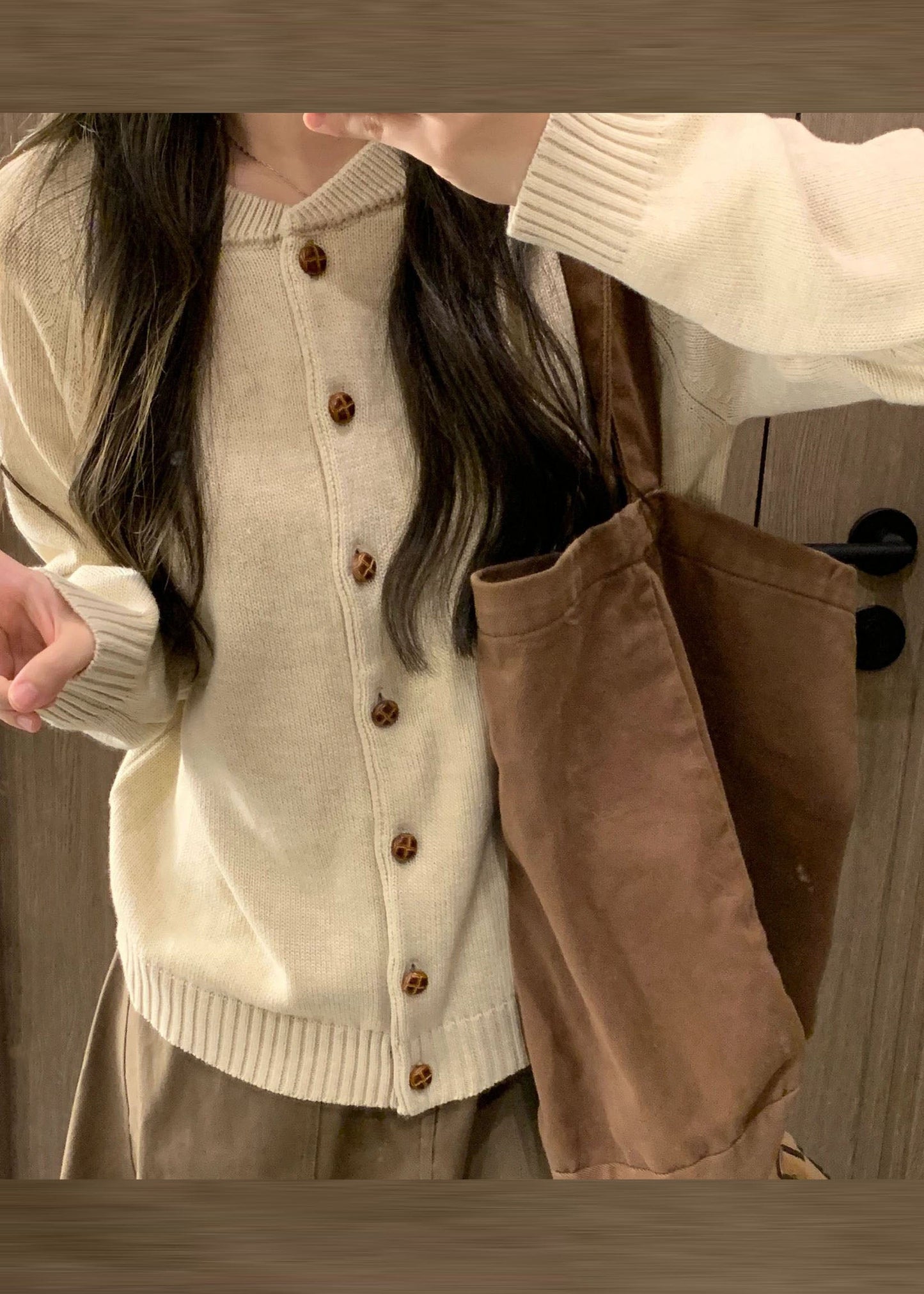 A Vintage Style Sweater with Delicate Timeless Details