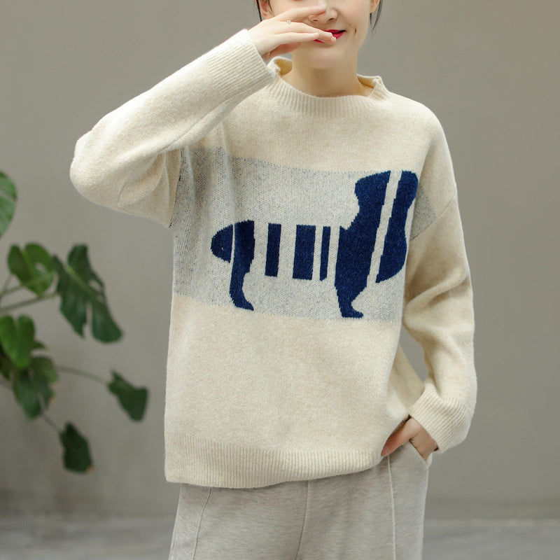 Vintage Inspired Sweater with a Contemporary Edge