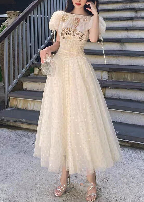 A Vintage Style Dress with Delicate Timeless Details