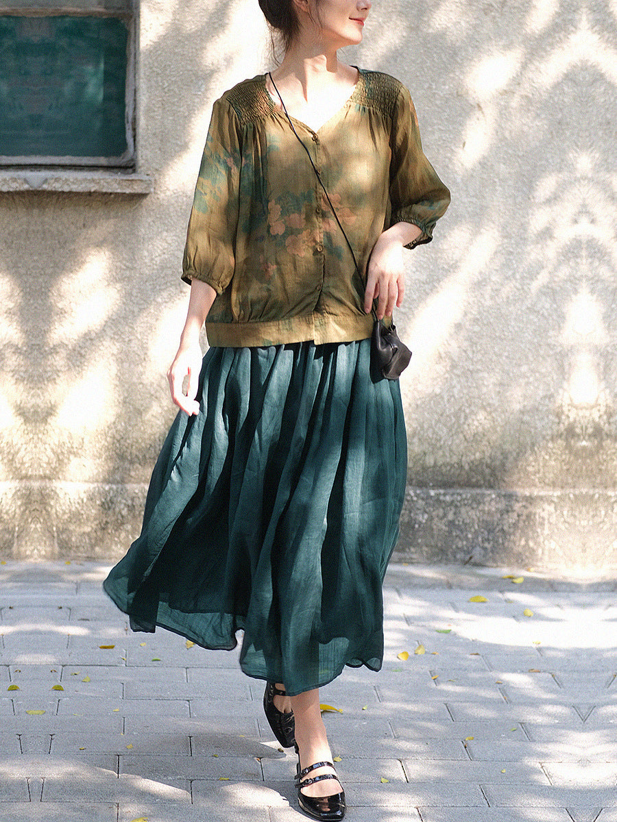A Vintage Style Shirt with Delicate Timeless Details