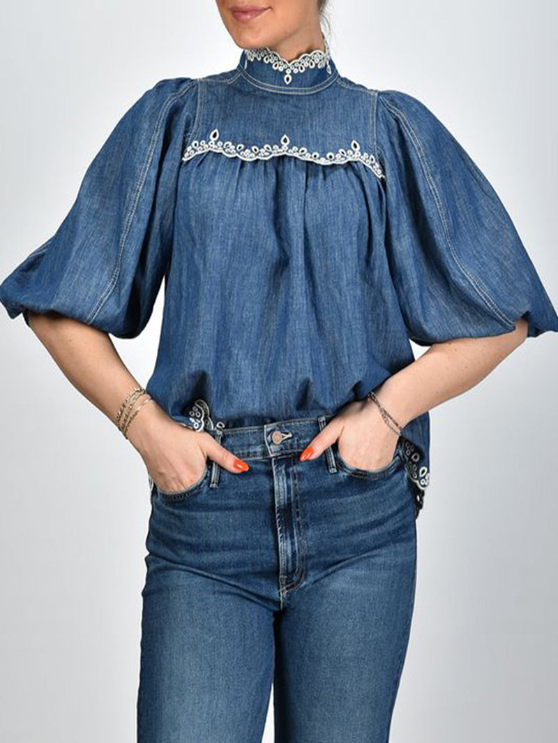 A Vintage Style Blouse with Delicate Timeless Details