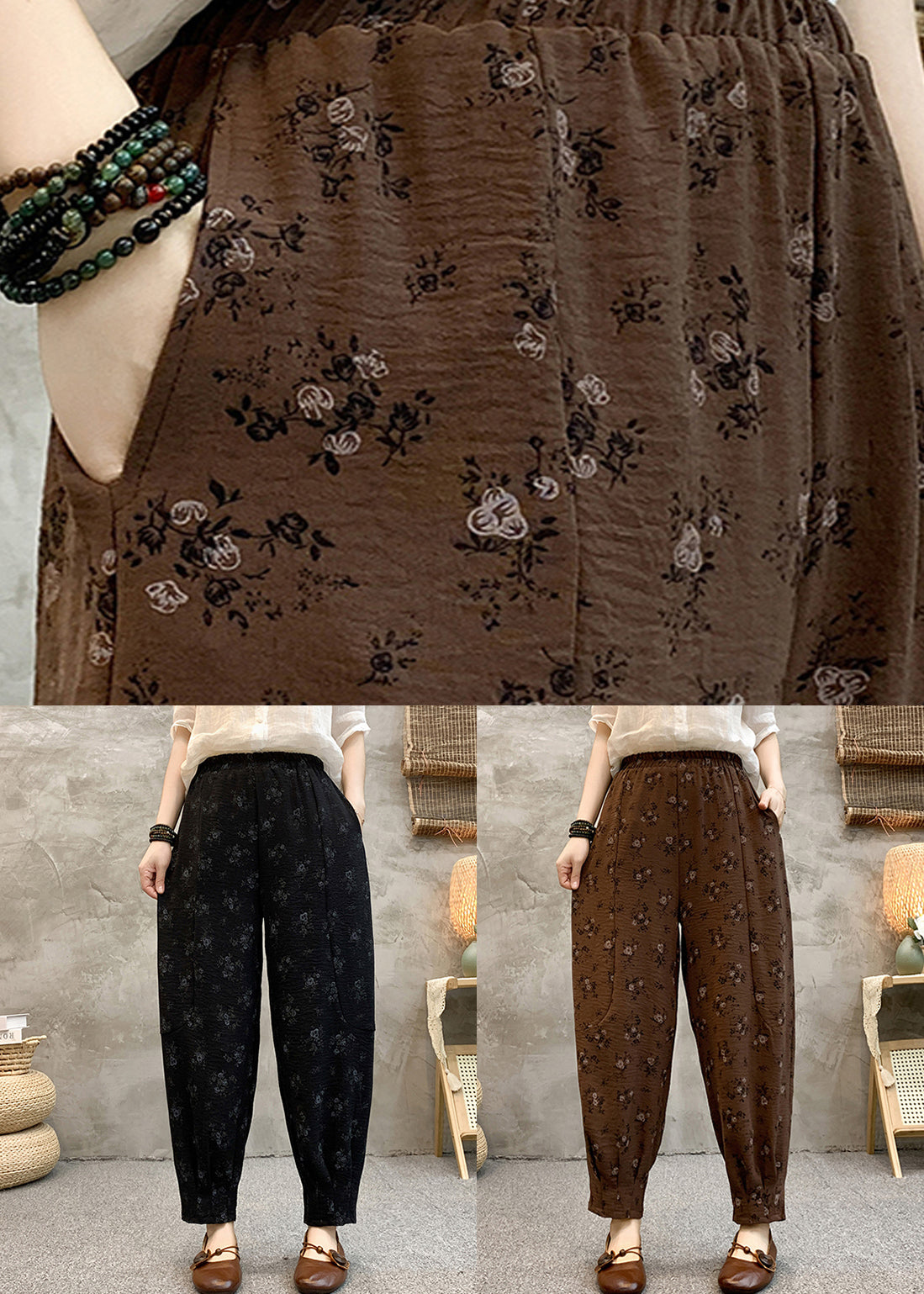 A Vintage Style Pants with Delicate Timeless Details