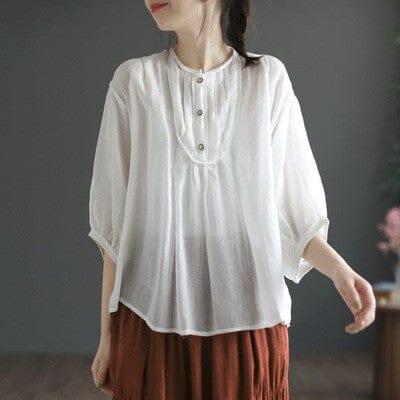 A Vintage Style Blouse with Delicate Timeless Details
