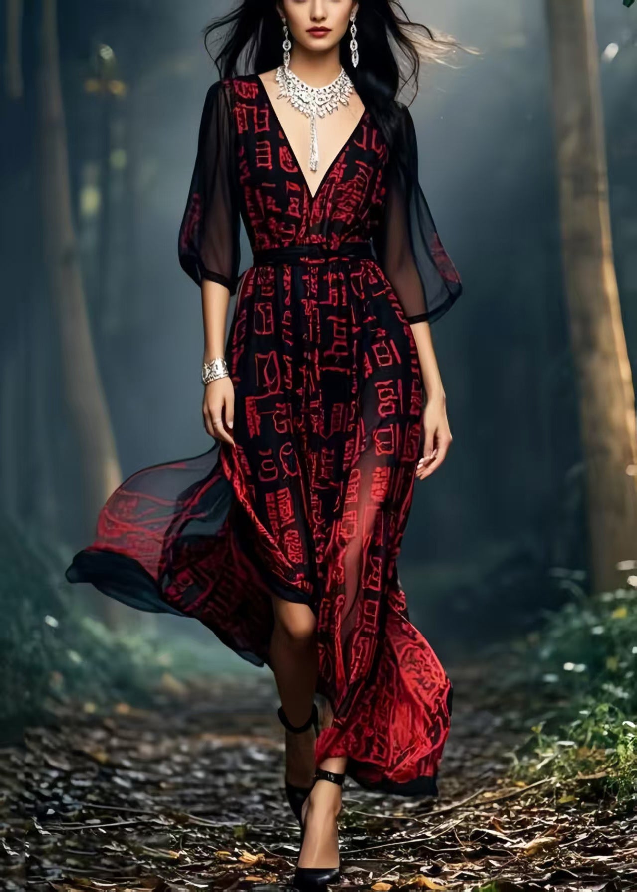 A Vintage Style Dress with Delicate Timeless Details