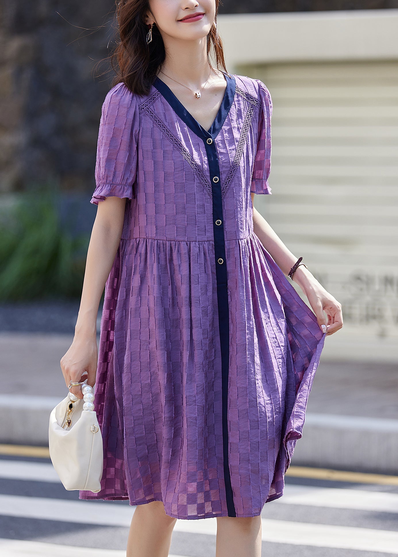 Elegantly Styled Dress for Everyday Wear