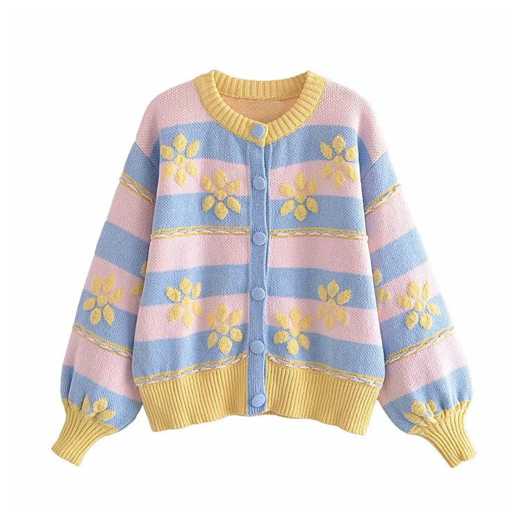 A Vintage Style Cardigan with Delicate Timeless Details