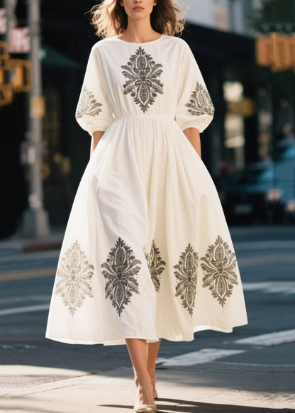 A Vintage Style Dress with Delicate Timeless Details