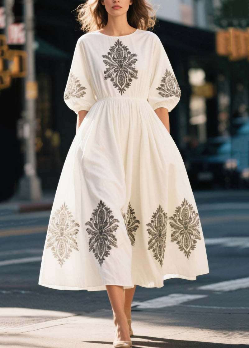 A Vintage Style Dress with Delicate Timeless Details