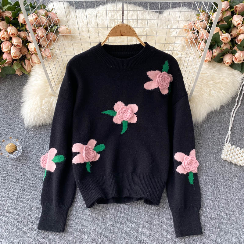 A Vintage Style Sweater with Delicate Timeless Details