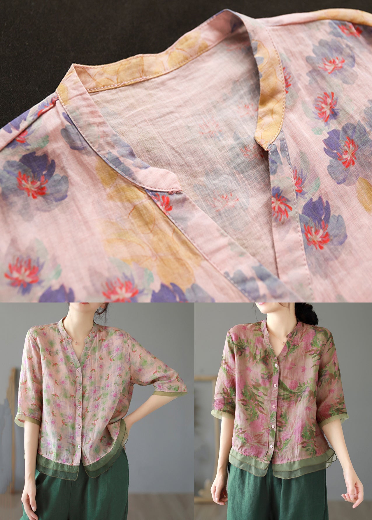 A Vintage Style Shirt with Delicate Timeless Details
