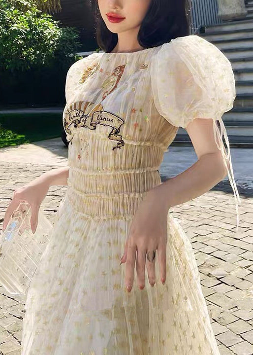 A Vintage Style Dress with Delicate Timeless Details