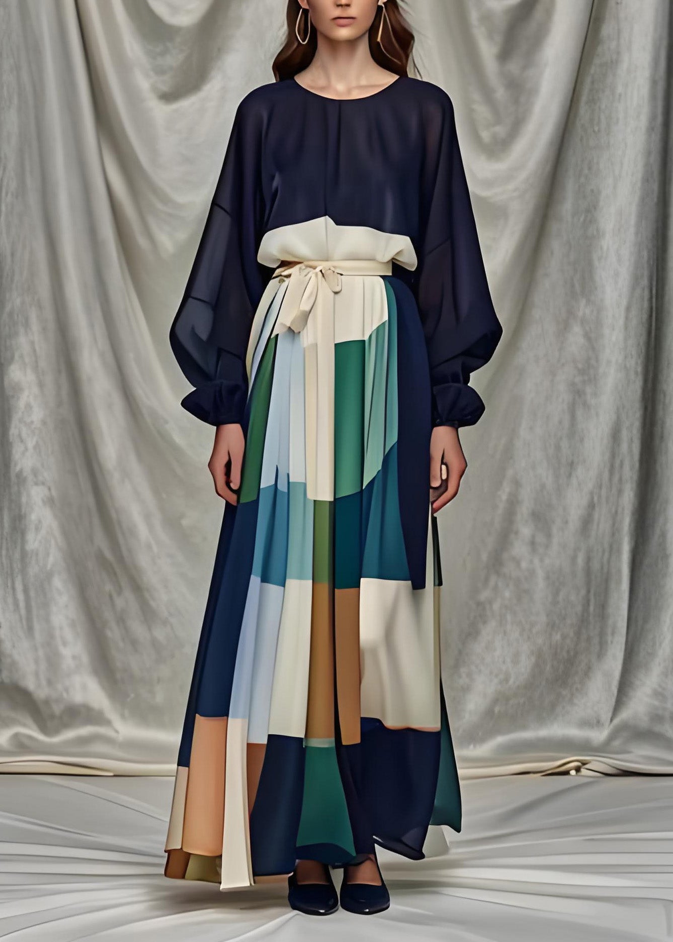 Well Tailored Dress with a Graceful Silhouette