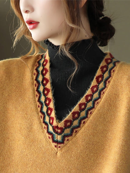 Vintage Inspired Sweater with a Contemporary Edge