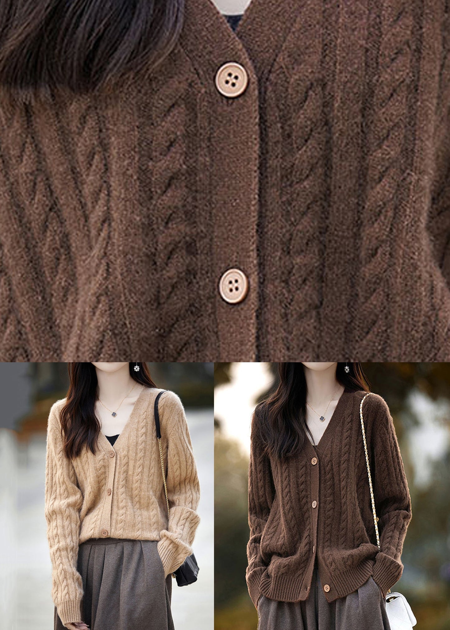 A Vintage Style Cardigan with Delicate Timeless Details