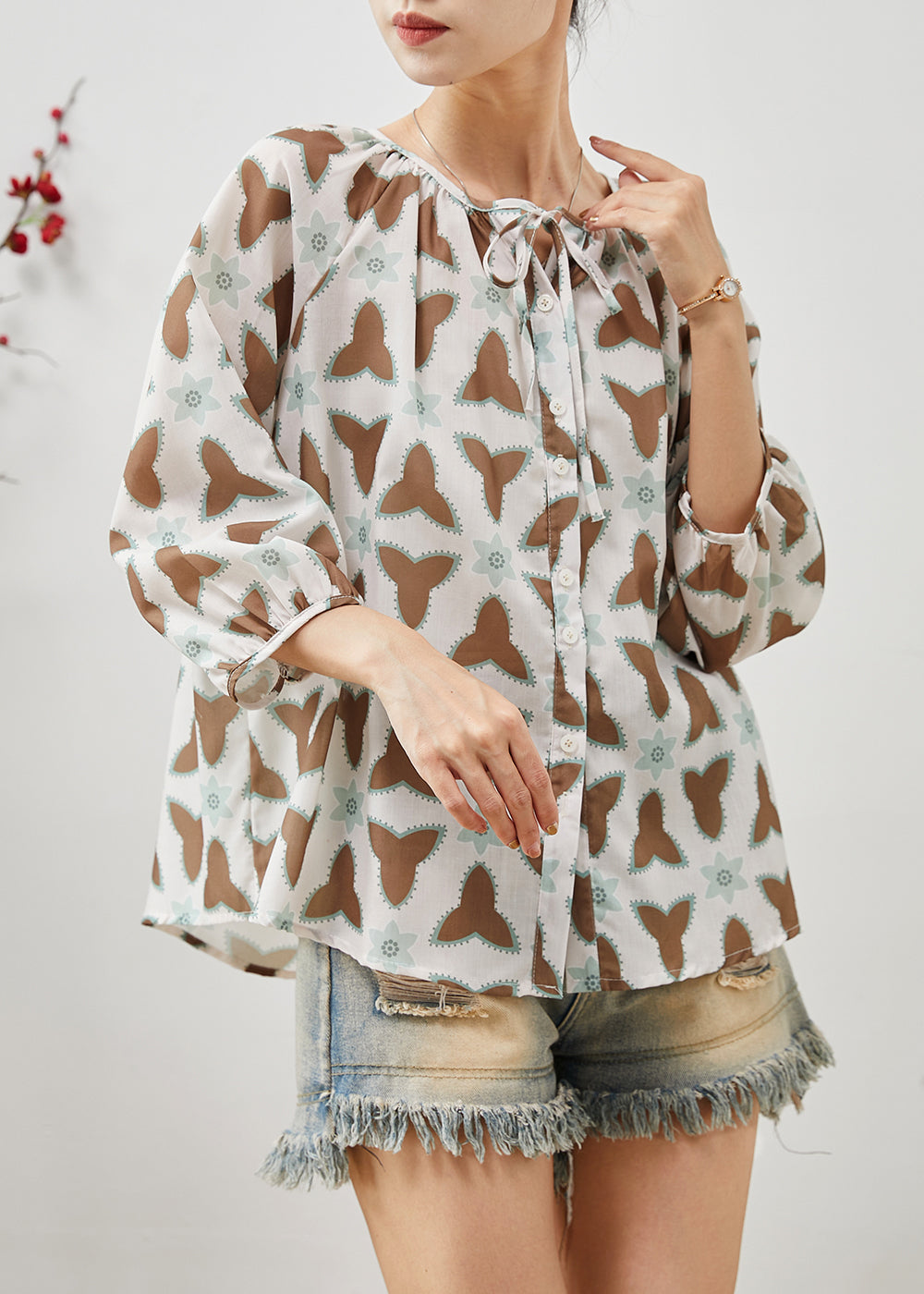 Gracefully Styled Blouse for Any Occasion