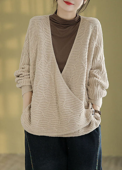 A Vintage Style Sweater with Delicate Timeless Details