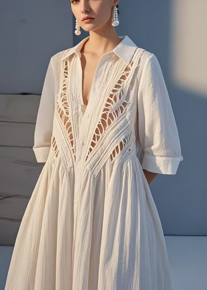 A Vintage Style Dress with Delicate Timeless Details