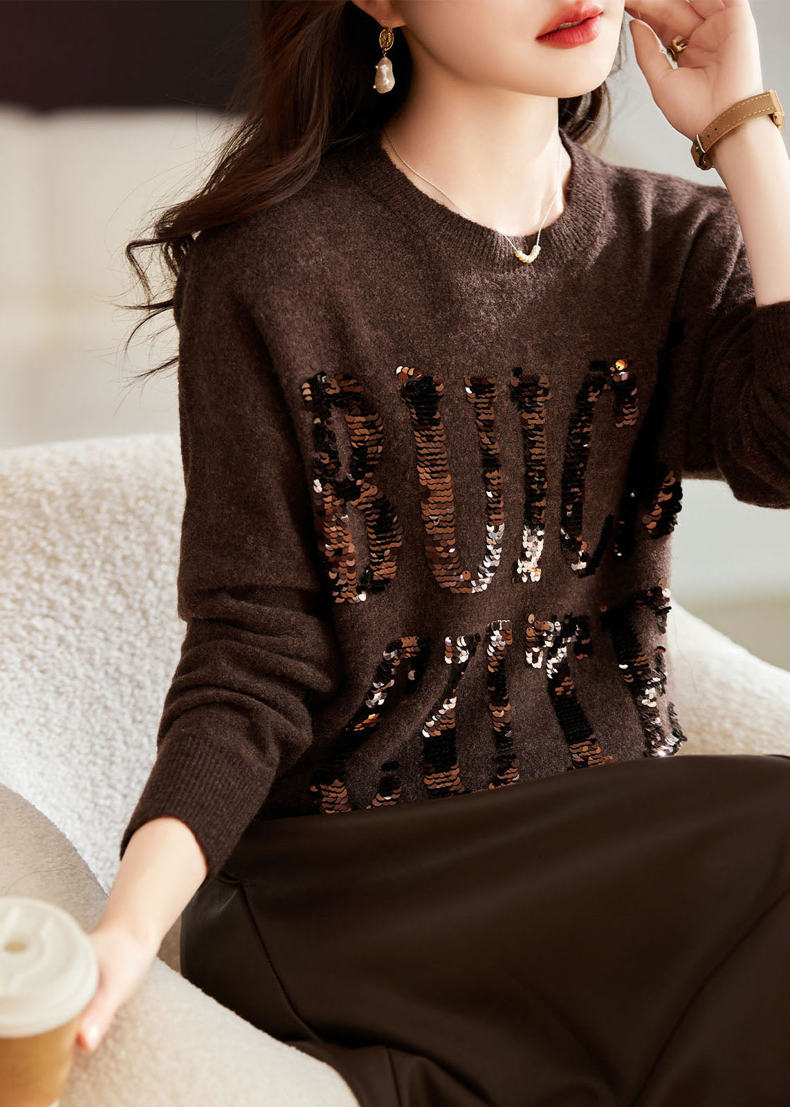 Gracefully Styled Sweater for Any Occasion