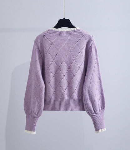 Classic Vintage Cardigan with a Flattering Fit