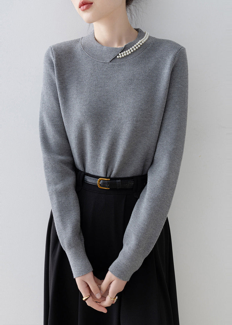 A Vintage Style Sweater with Delicate Timeless Details