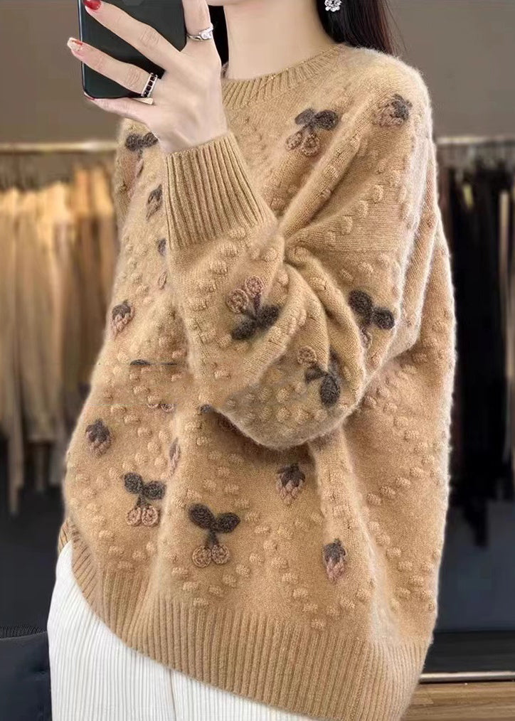 A Vintage Style Sweater with Delicate Timeless Details