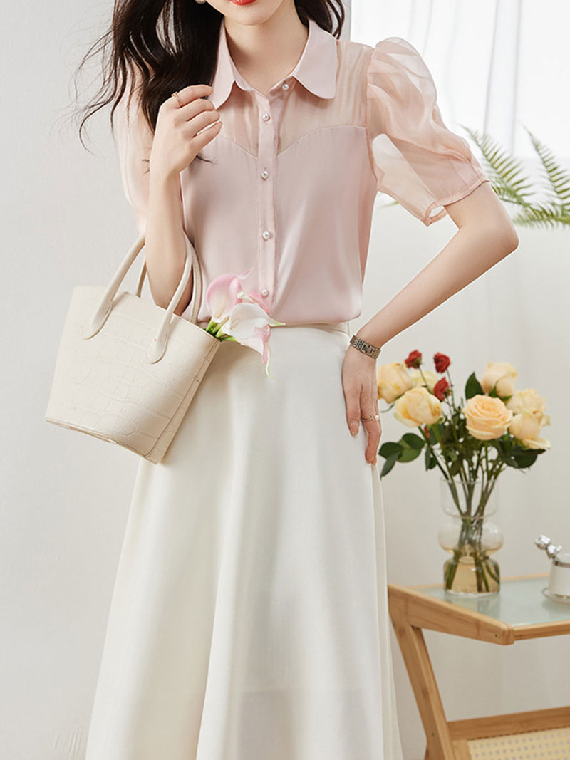 A Vintage Style Shirt with Delicate Timeless Details