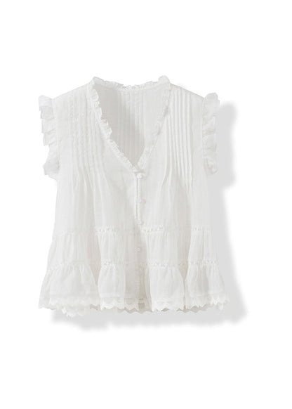 A Vintage Style Blouse with Delicate Timeless Details