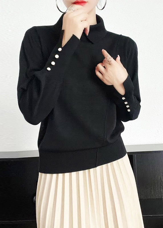 A Vintage Style Sweater with Delicate Timeless Details