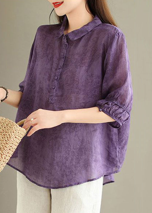 Well Tailored Blouse with a Graceful Silhouette