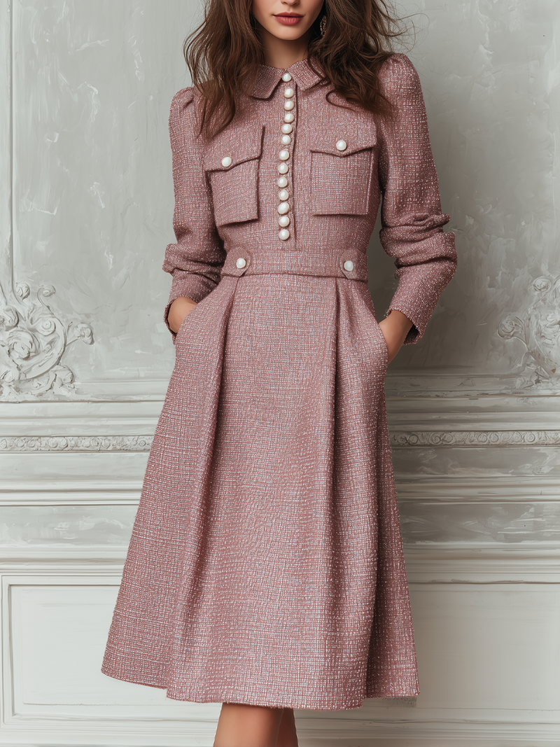 A Vintage Style Dress with Delicate Timeless Details