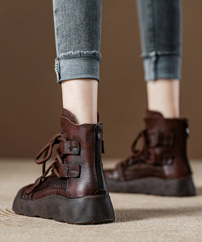 Vintage Inspired Orthopedic Boots
