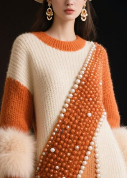 A Vintage Style Sweater with Delicate Timeless Details