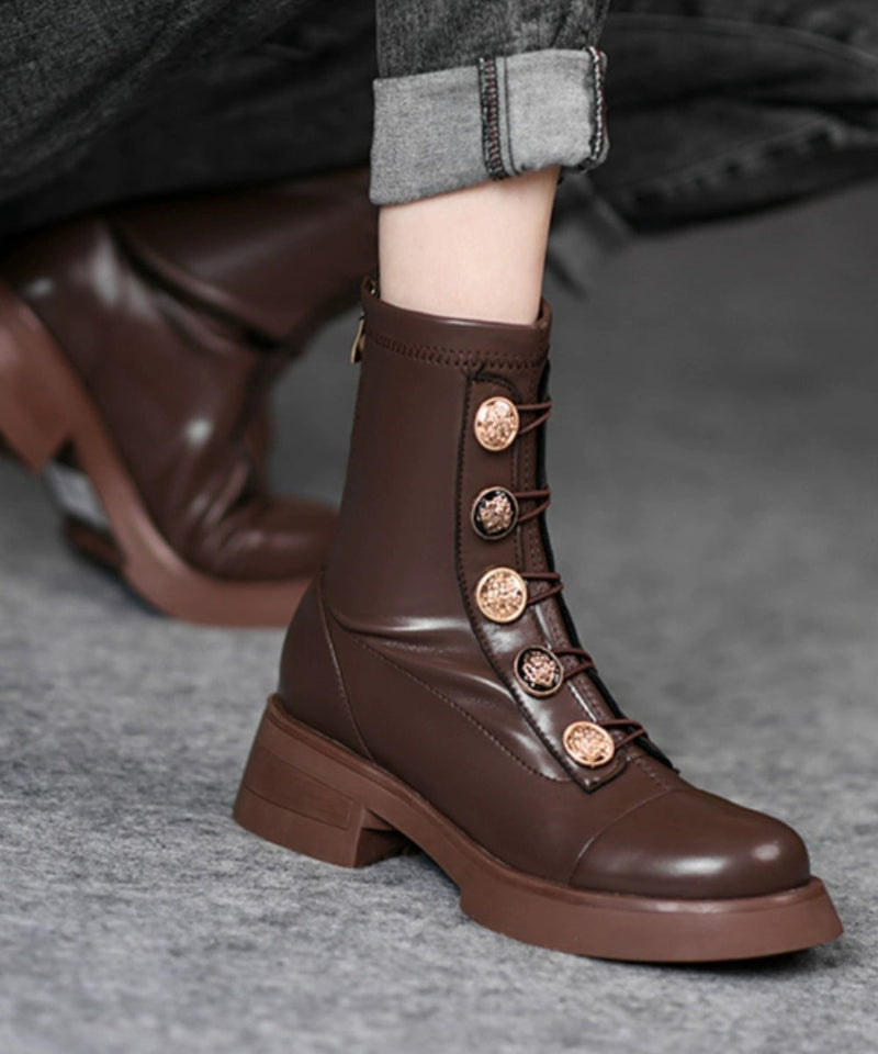 Vintage Inspired Orthopedic Boots