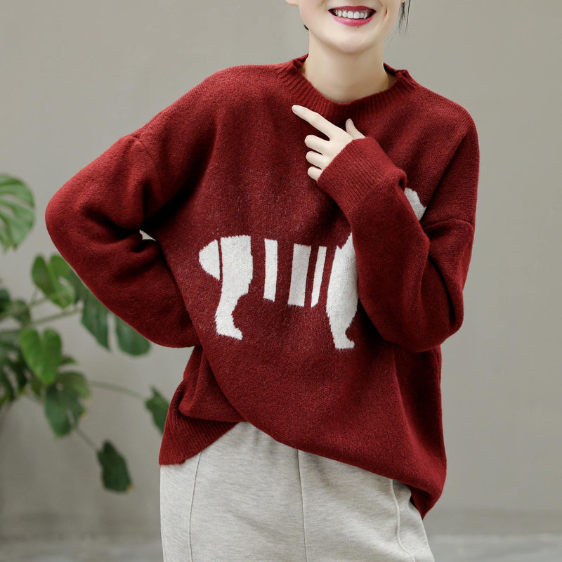 Vintage Inspired Sweater with a Contemporary Edge