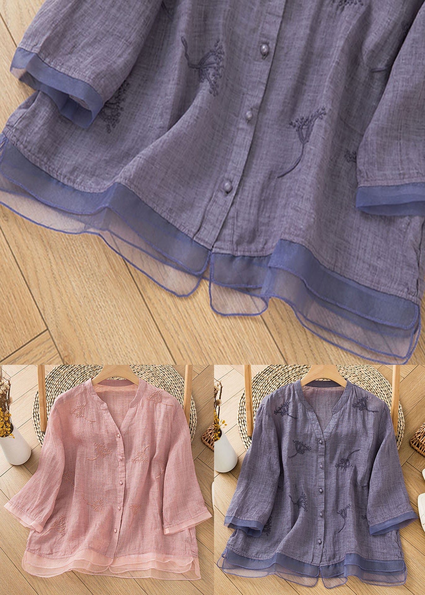 Well Tailored Blouse with a Graceful Silhouette