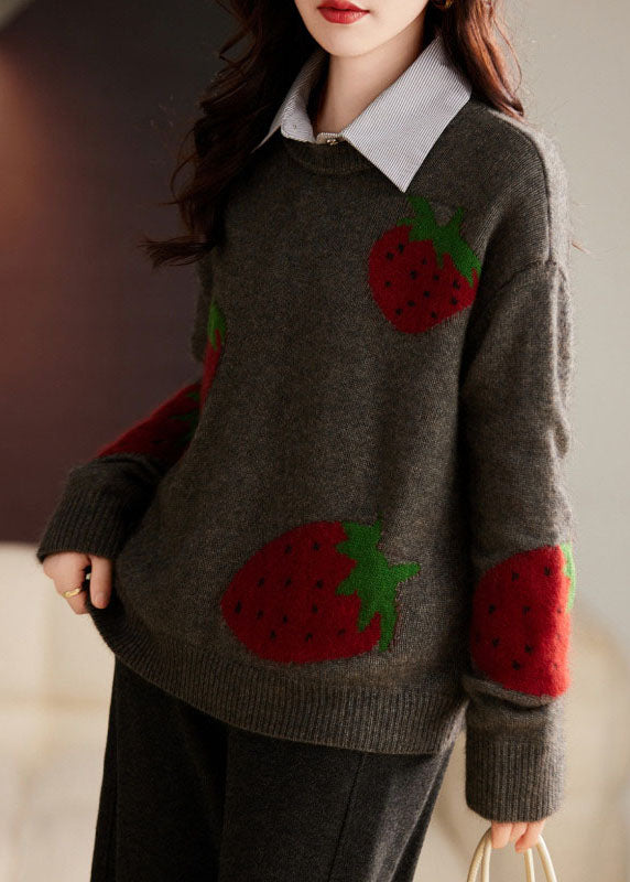 A Vintage Style Sweater with Delicate Timeless Details