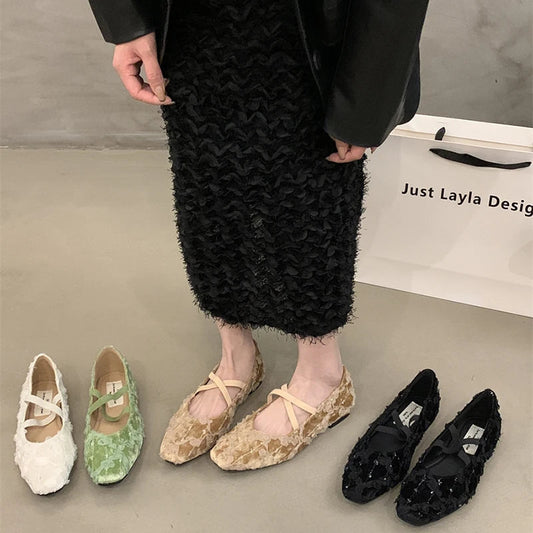 Vintage Inspired Orthopedic Flats