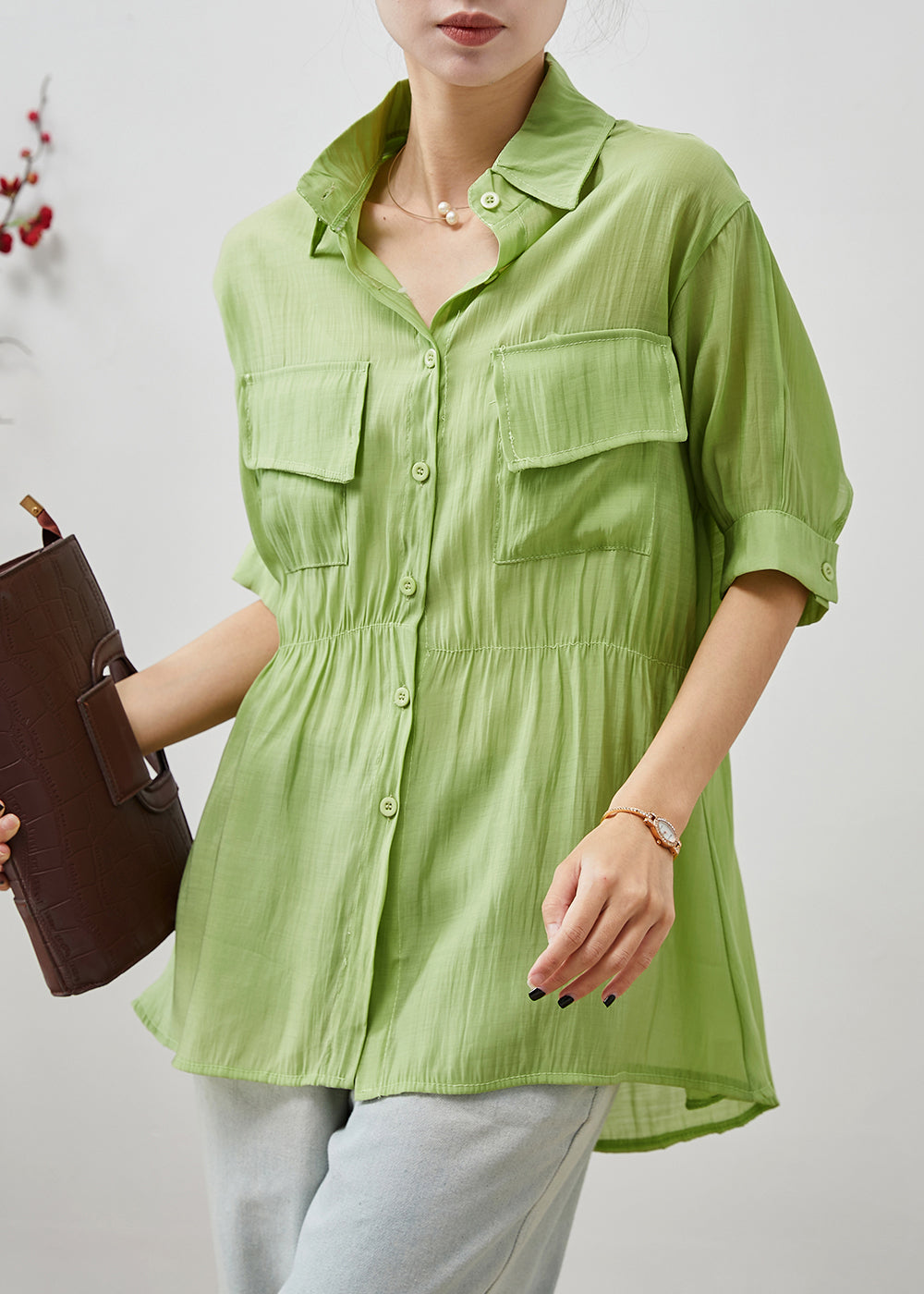 Vintage Inspired Blouse with a Contemporary Edge