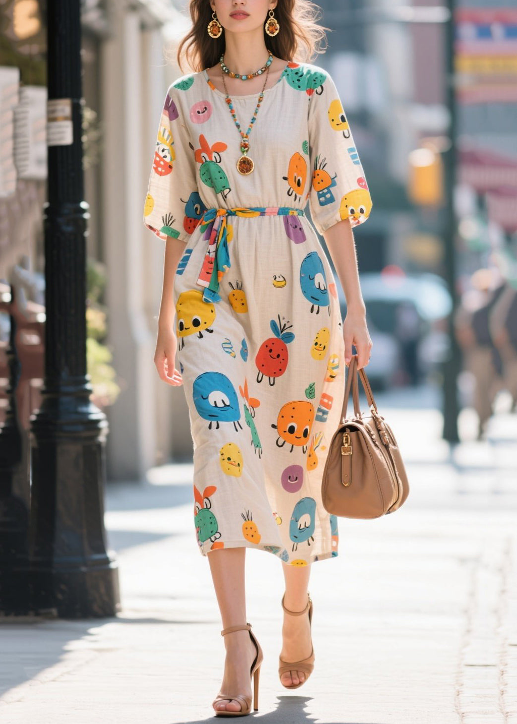 Classic Vintage Dress with a Flattering Fit