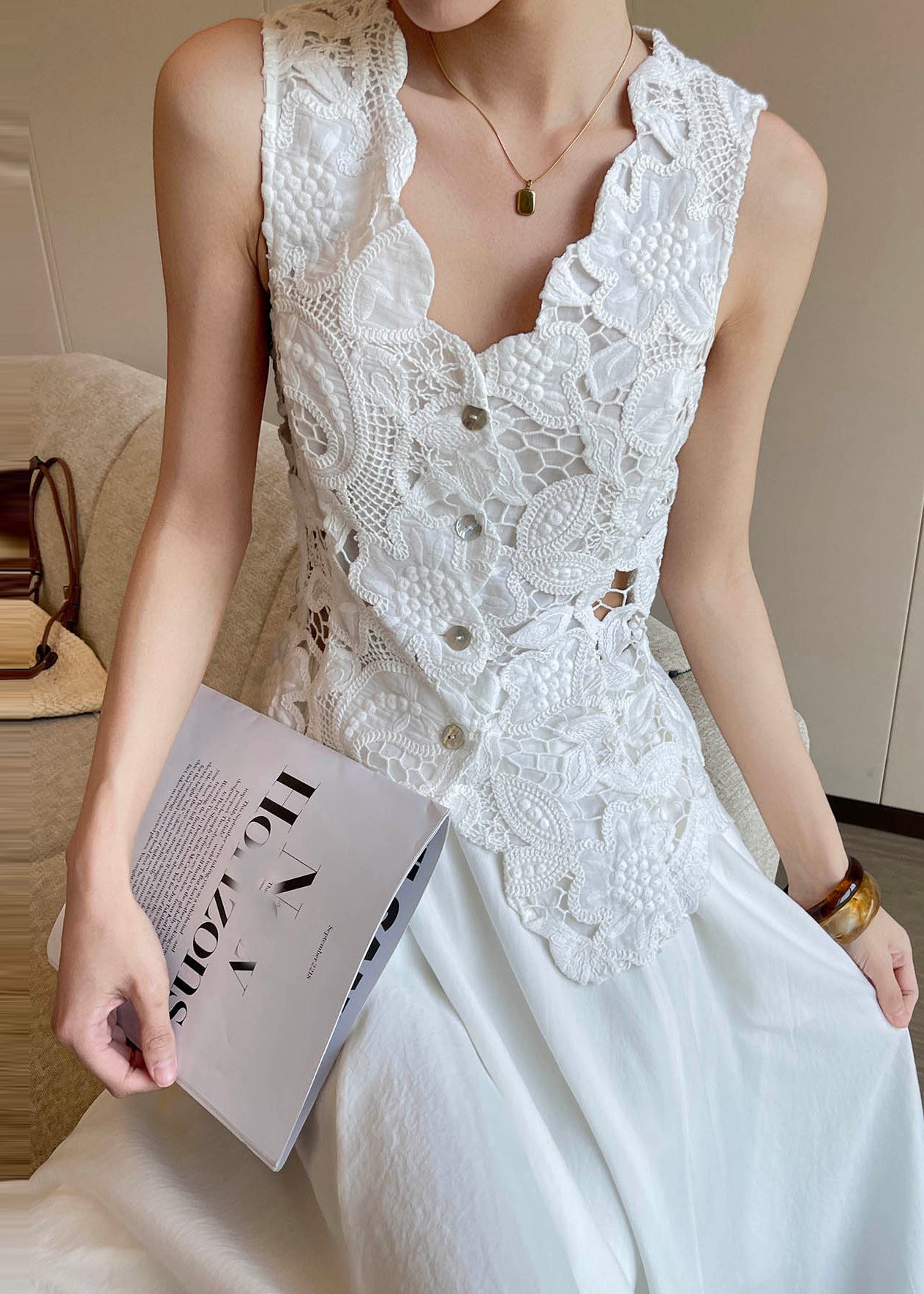A Vintage Style Garment with Delicate Timeless Details