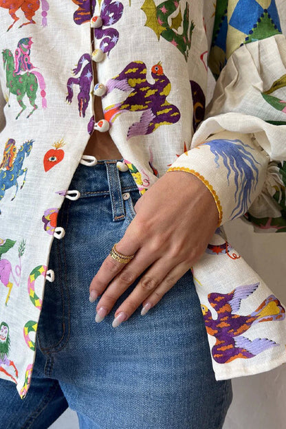 A Vintage Style Top with Delicate Timeless Details