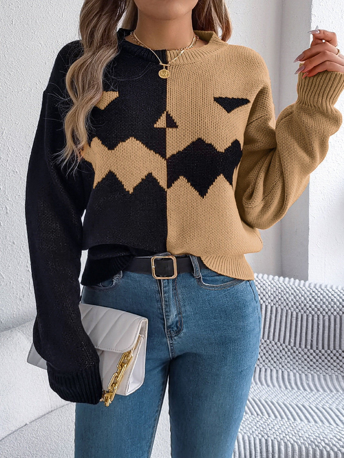 Classic Vintage Sweater with a Flattering Fit