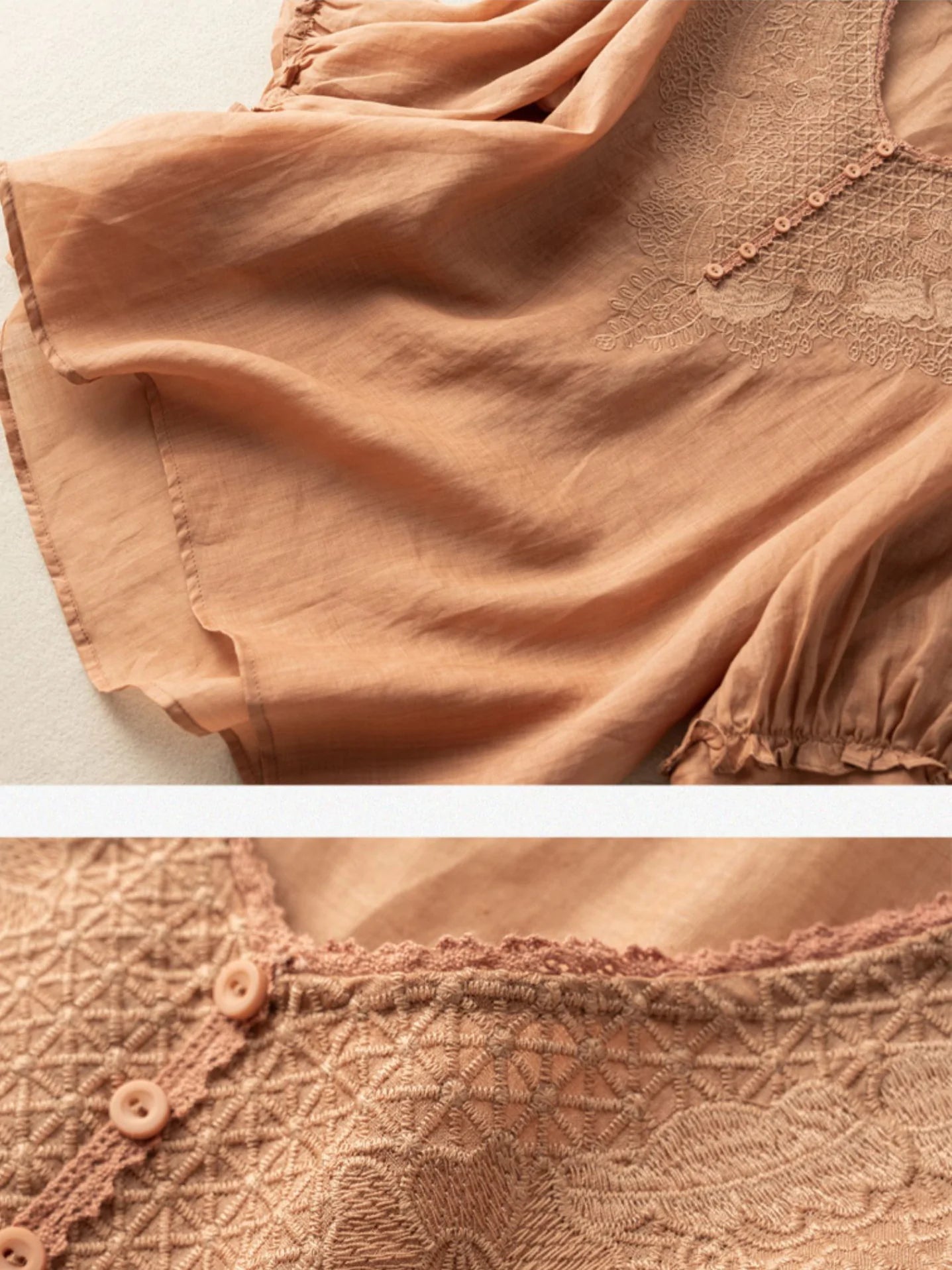 Well Tailored Top with a Graceful Silhouette