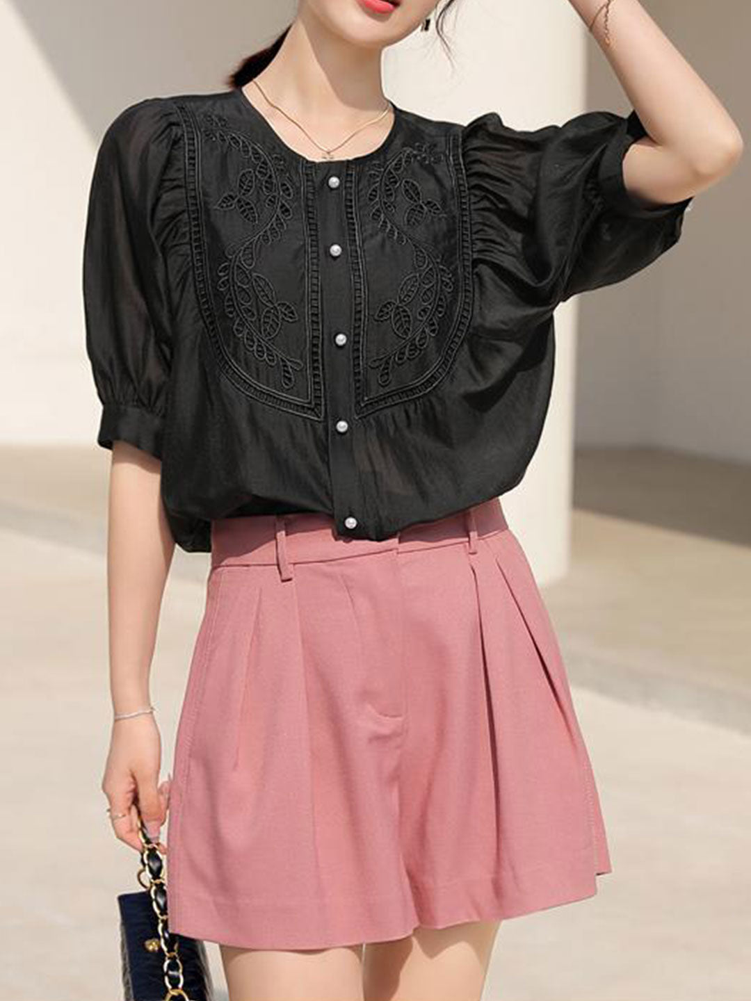 A Vintage Style Top with Delicate Timeless Details