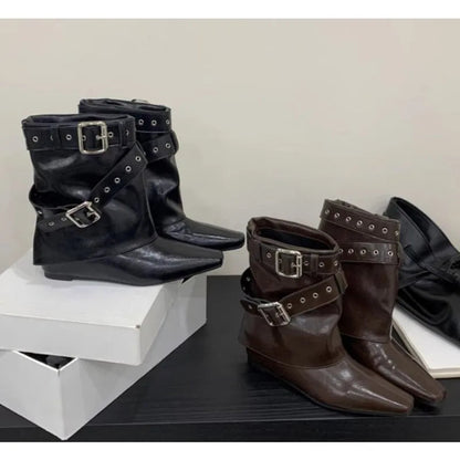 Chic Orthopedic Boots with Unique Design