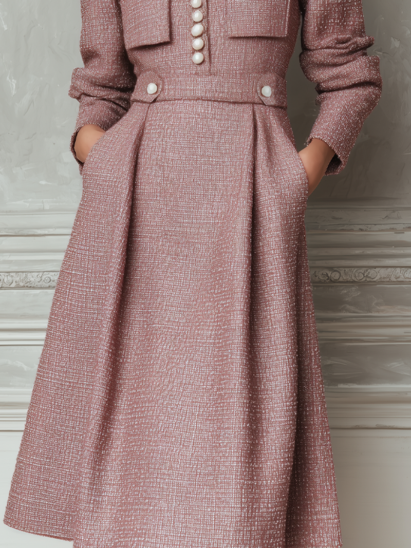A Vintage Style Dress with Delicate Timeless Details
